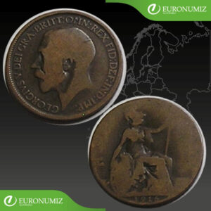 HALF PENNY 1916 VELKA BRITANIA