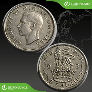 ONE SHILLING 1951 VELKA BRITANIA