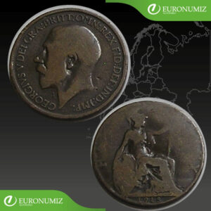 HALF PENNY 1918 VELKA BRITANIA