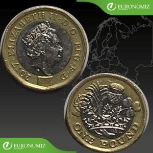 ONE POUND 2017 VELKA BRITANIA