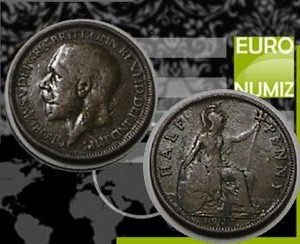 HALF PENNY 1927 VELKA BRITANIA