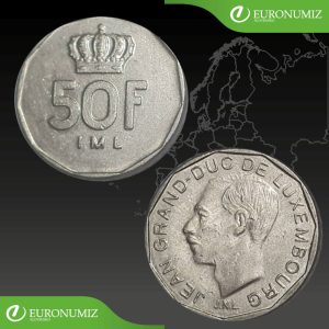 50 FRANK LUXEMBURSKO - VYBERTE SI ROK Z POPISU