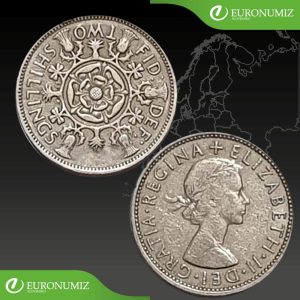 TWO SHILLINGS VELKA BRITANIA - VYBERTE SI ROK Z POPISU