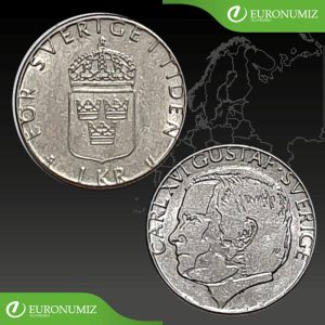 1 KRONA SVEDSKO - VYBERTE SI ROK Z POPISU