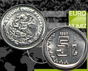 5 CENTAVOS 1992 MEXIKO