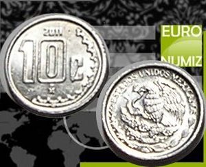10 CENTAVOS 2011 MEXIKO