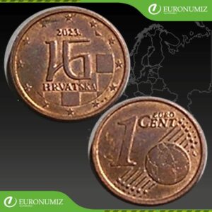 1 CENT 2023 CHORVATSKO Z OBEHU