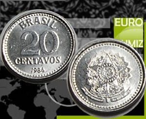 20 CENTAVOS 1986 BRAZILIA
