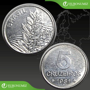 5 CRUZEIROS 1981 BRAZILIA