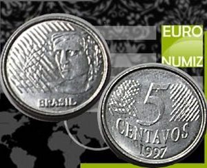 5 CENTAVOS 1997 BRAZILIA