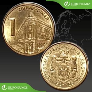 1 DINAR SRBSKO - VYBERTE SI ROK Z POPISU