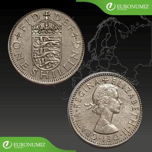 ONE SHILLING VELKA BRITANIA - VYBERTE SI ROK Z POPISU