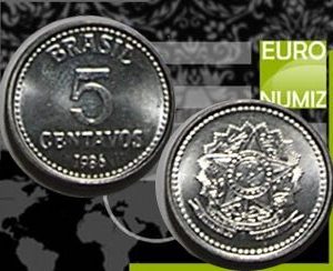 5 CENTAVOS 1986 BRAZILIA
