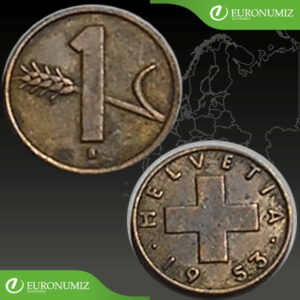 1 RAPPEN 1953 SVAJCIARSKO