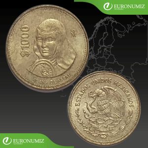 1000 PESOS MEXIKO - VYBERTE SI ROK Z POPISU