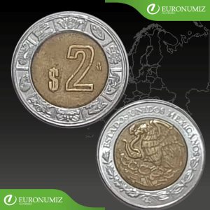 2 PESOS MEXIKO - VYBERTE SI ROK Z POPISU