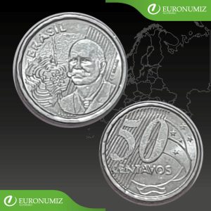 50 CENTAVOS BRAZILIA - VYBERTE SI ROK Z POPISU
