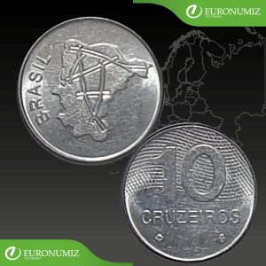 10 CRUZEIROS BRAZILIA - VYBERTE SI ROK Z POPISU