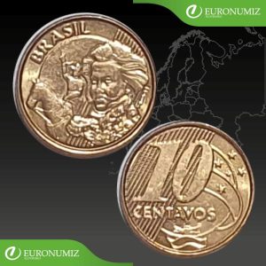 10 CENTAVOS BRAZILIA - VYBERTE SI ROK Z POPISU