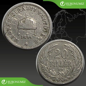 20 FILLER 1894 K.B. RAKUSKO UHORSKO