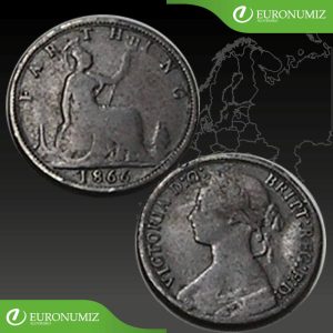 1 FARTHING 1866 VELKA BRITANIA