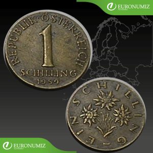 1 SCHILLING 1959 RAKUSKO