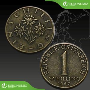 1 SCHILLING 1967 RAKUSKO