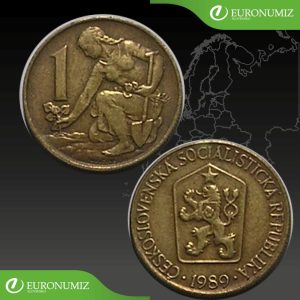 1 KORUNA 1989 CESKOSLOVENSKA SOCIALISTICKA REPUBLIKA