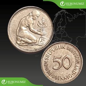 50 PFENNIG NEMECKO - VYBERTE SI ROK Z POPISU