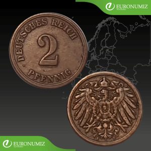 2 PFENNIG NEMECKO - VYBERTE SI ROK Z POPISU