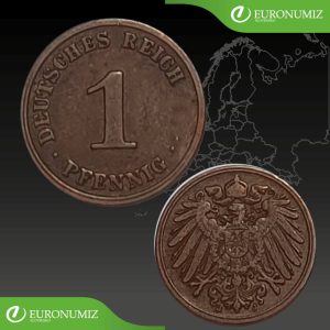 1 PFENNIG NEMECKO - VYBERTE SI ROK Z POPISU
