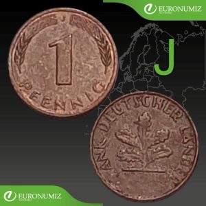 1 PFENNIG J NEMECKO - VYBERTE SI ROK Z POPISU