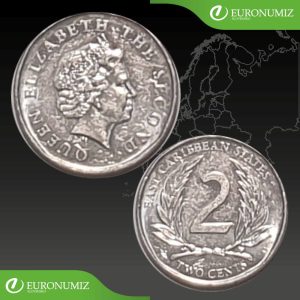 2 CENTS VYCHODOKARIBSKE STATY - VYBERTE SI ROK Z POPISU