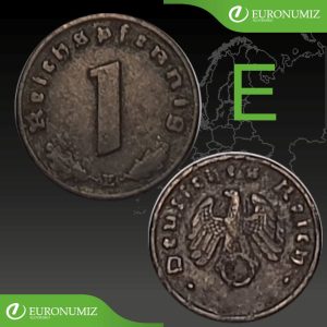 1 REICHSPFENNIG E NEMECKO - VYBERTE SI ROK Z POPISU