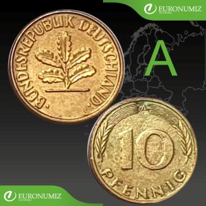 10 PFENNIG A NEMECKO - VYBERTE SI ROK Z POPISU