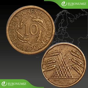 10 RENTENPFENNIG NEMECKO - VYBERTE SI ROK Z POPISU