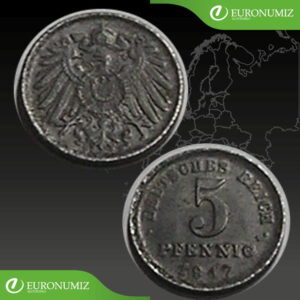 5 PFENNIG 1917 D NEMECKO