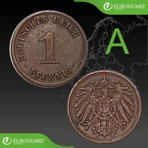 1 PFENNIG A NEMECKO - VYBERTE SI ROK Z POPISU