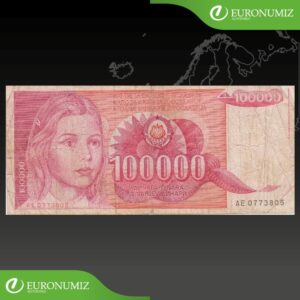 100000 DINARA 1989 JUHOSLAVIA