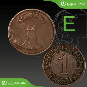 1 REICHSPFENNIG E NEMECKO - VYBERTE SI ROK Z POPISU