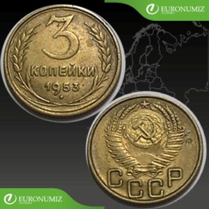 3 KOPEJKY 1953 RUSKO CCCP