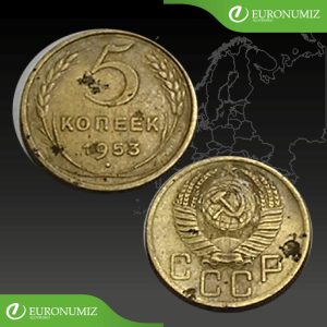5 KOPEJOK 1953 RUSKO CCCP
