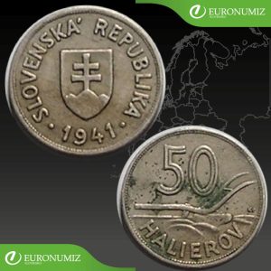 50 HALIEROV 1941 SLOVENSKO