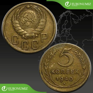 5 KOPEJOK 1940 RUSKO CCCP