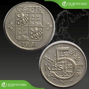 5 KORUN 1991 CSFR