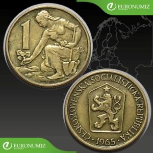 1 KORUNA 1965 CESKOSLOVENSKA SOCIALISTICKA REPUBLIKA