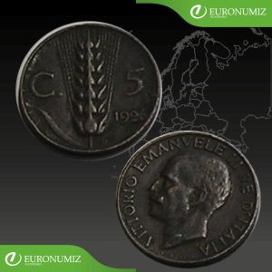 5 CENTESIMI 1926 TALIANSKO