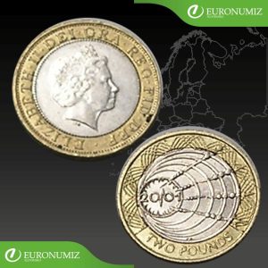 TWO POUNDS 2001 VELKA BRITANIA