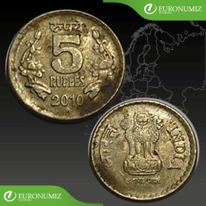 5 RUPEES 2010 INDIA