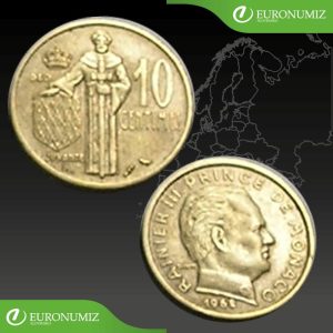 10 CENTIMES 1962 MONAKO